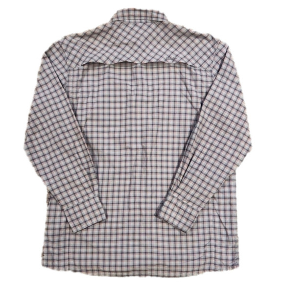 CABELA'S Guidewear Gray & Red Plaid Button-Up Shirt - Picture 2 of 11